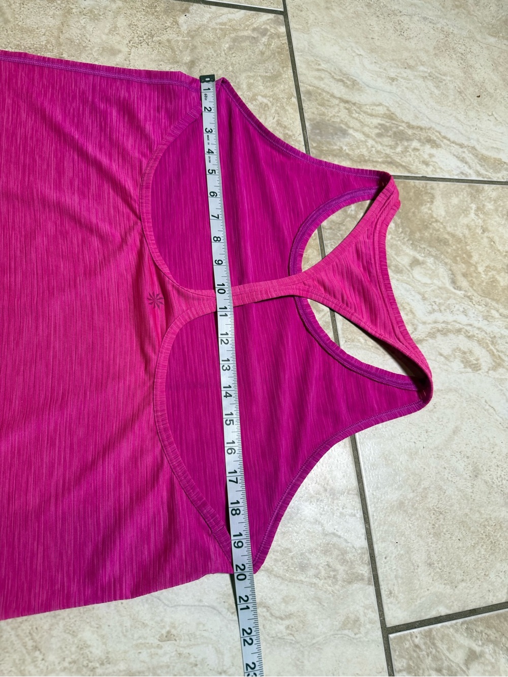 Athleta Pink Racerback Performance Tank - Picture 5 of 7